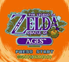 The Legend of Zelda - Oracle of Ages Title Screen